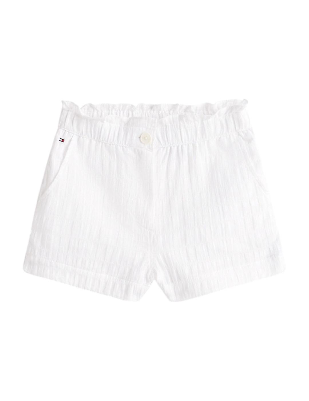 Short Textured Cotton Tommy Hilfiger