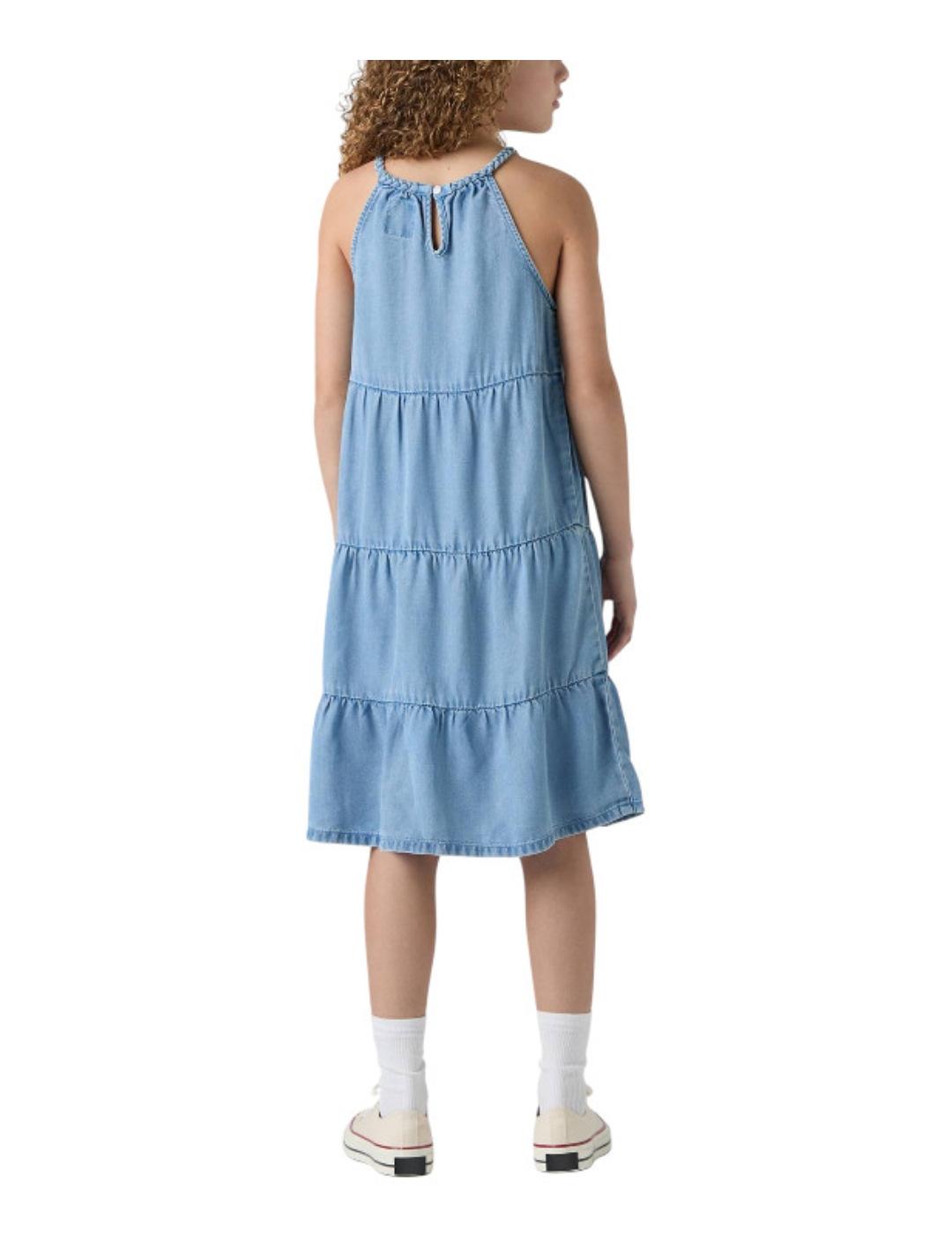 Vestido Halter Tiered Levis