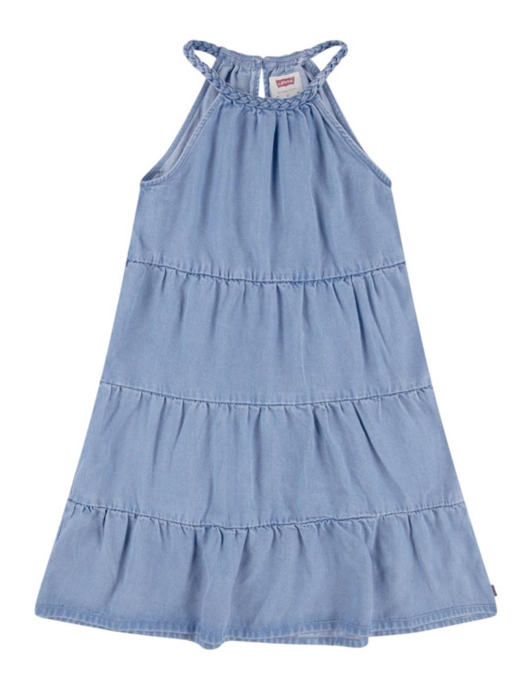 Vestido Halter Tiered Levis