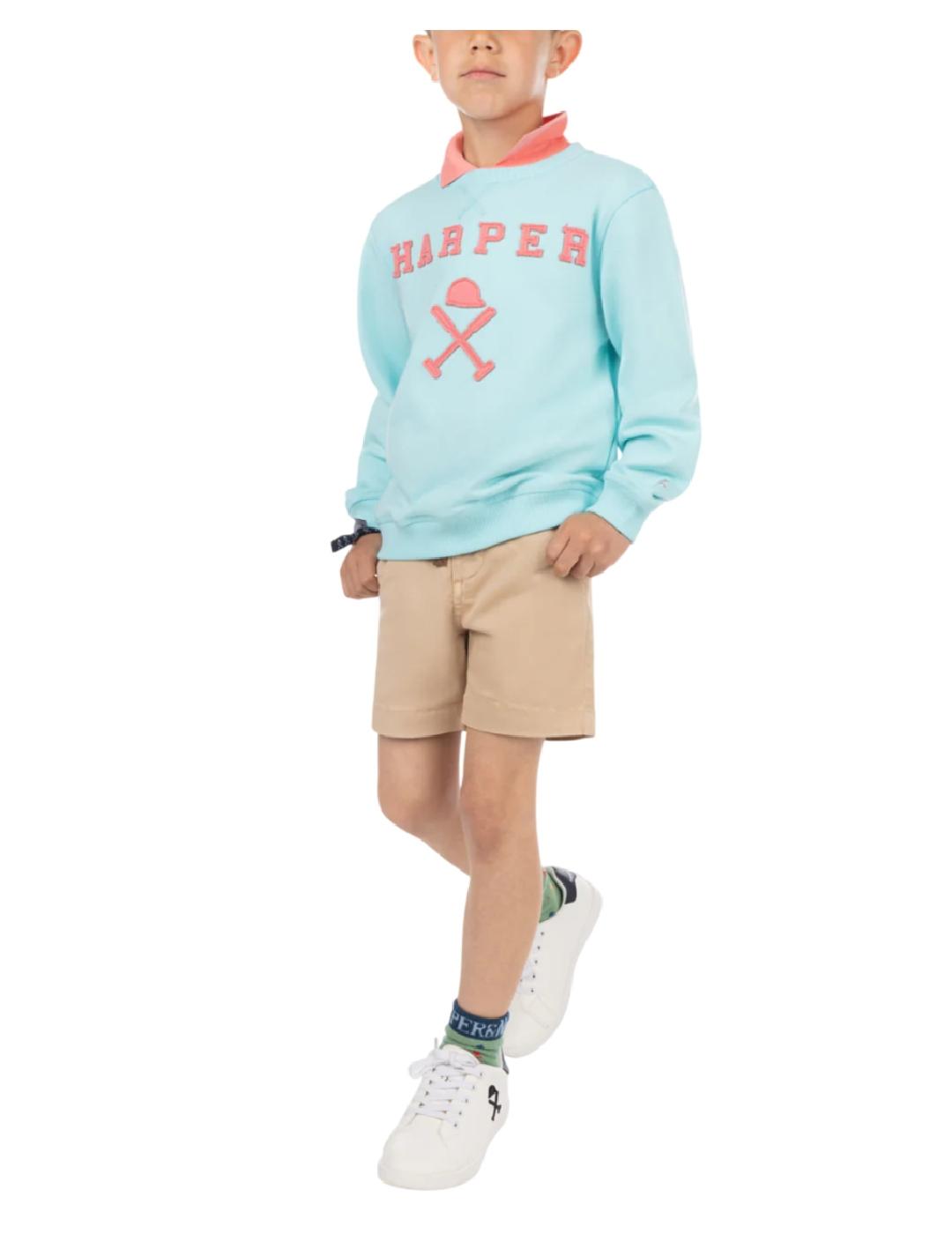 Sudadera Brooklyn Turquesa Harper & Neyer