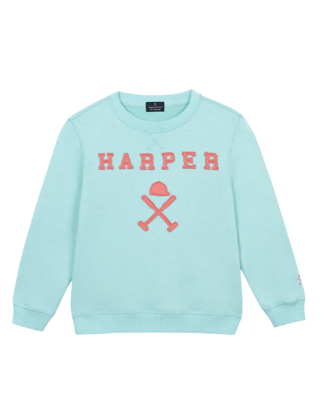 Sudadera Brooklyn Turquesa Harper & Neyer