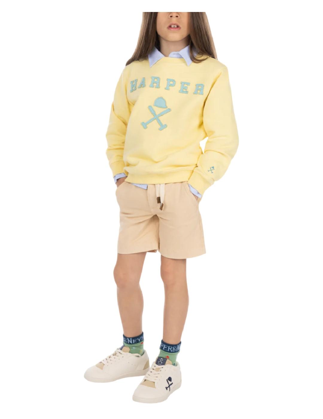 Sudadera Brooklyn Amarillo Harper & Neyer