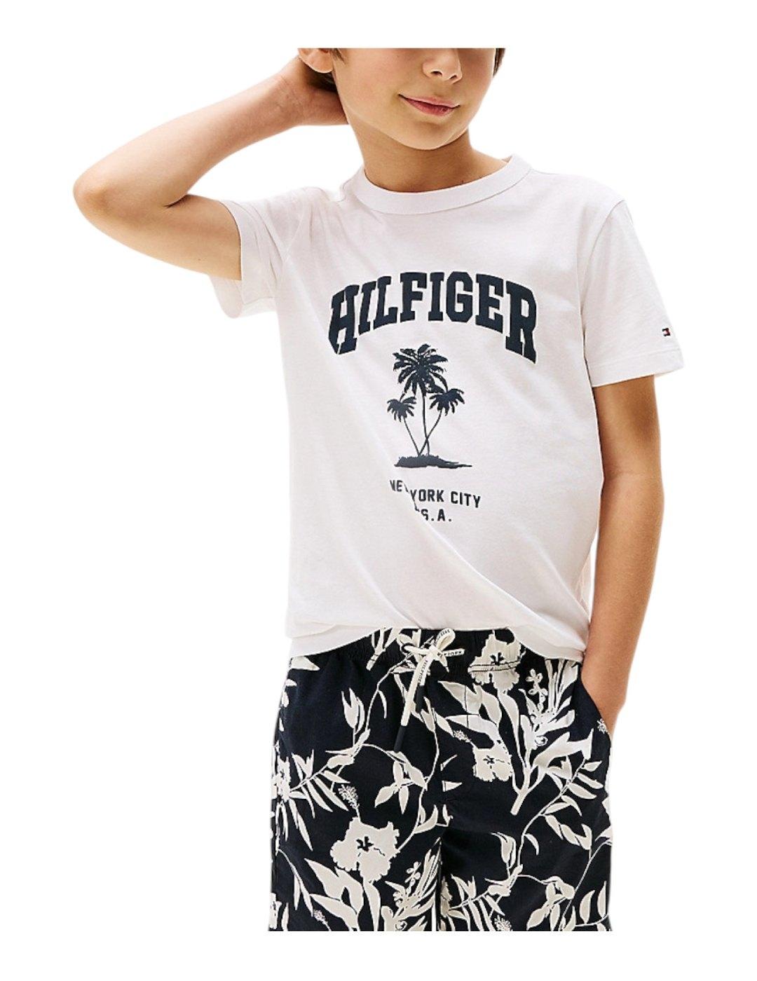 Camiseta Palm Print Tommy HIlfiger