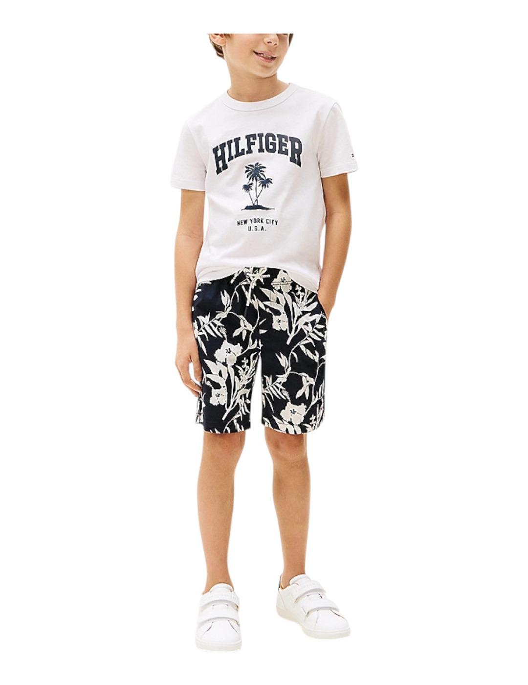 Camiseta Palm Print Tommy HIlfiger