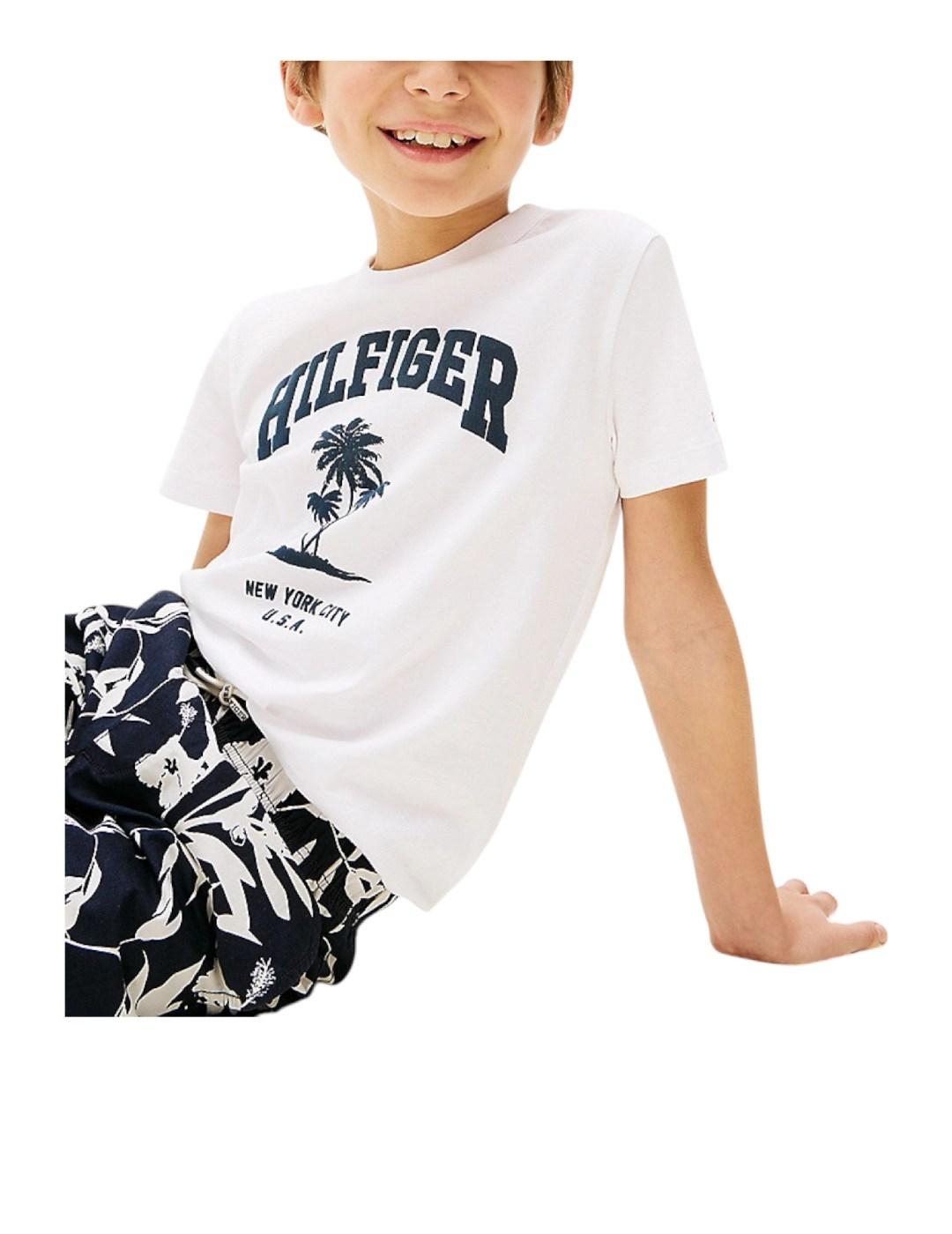 Camiseta Palm Print Tommy HIlfiger