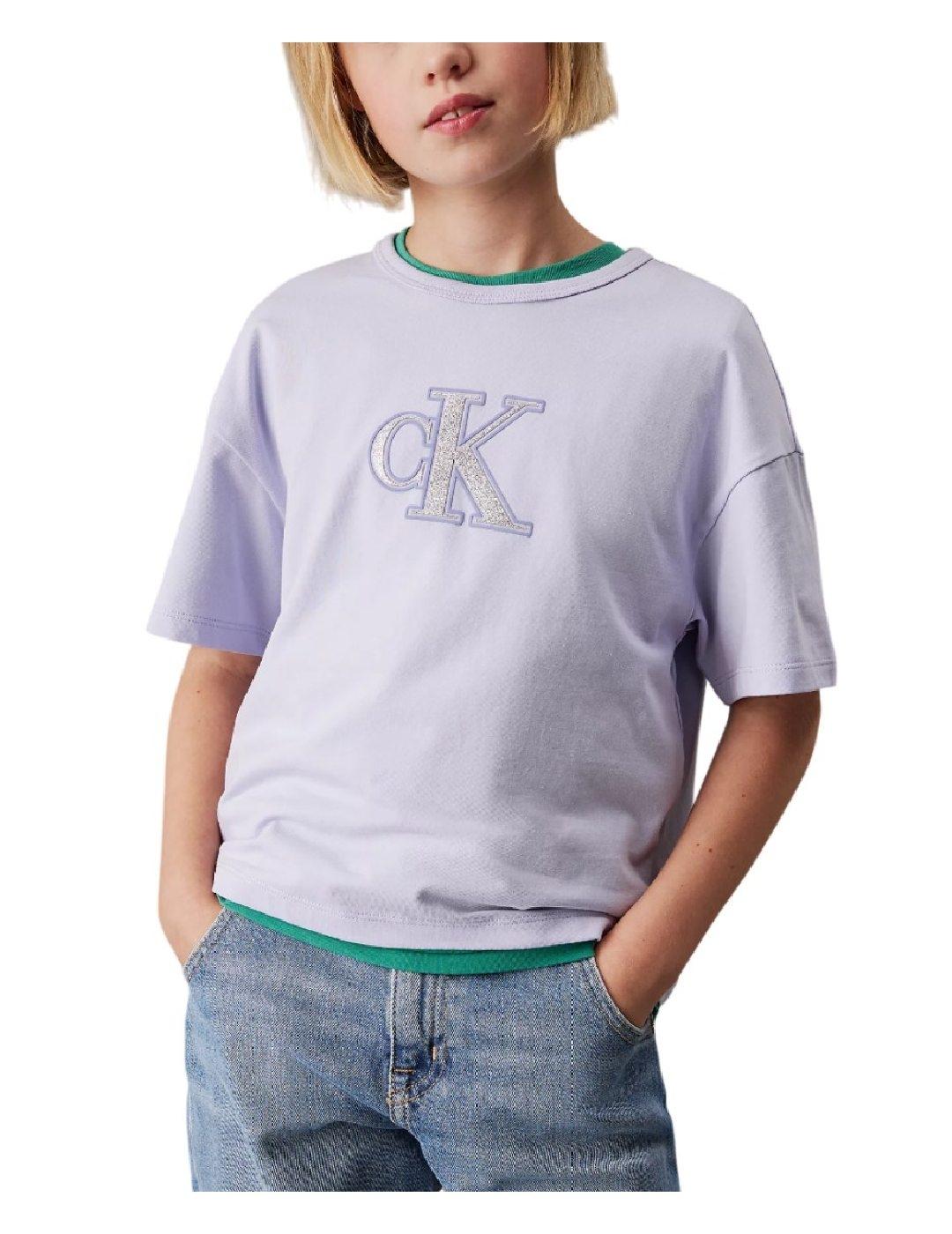 Camiseta Metallic CK Calvin Klein