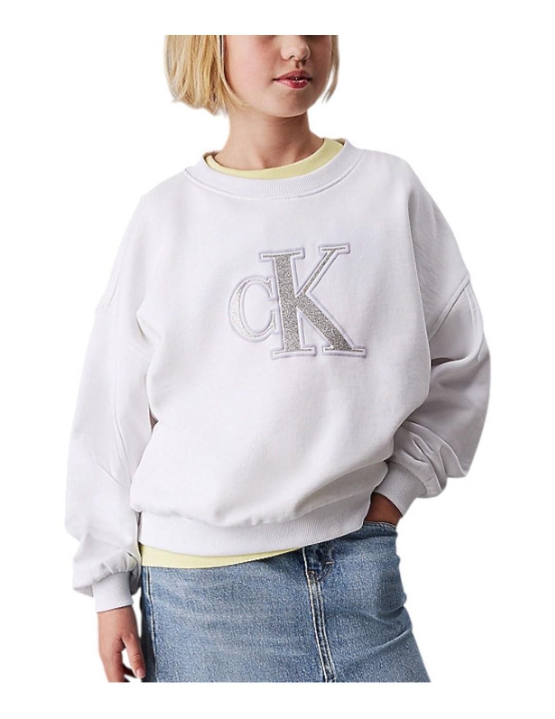 Sudadera Metalic Calvin Klein