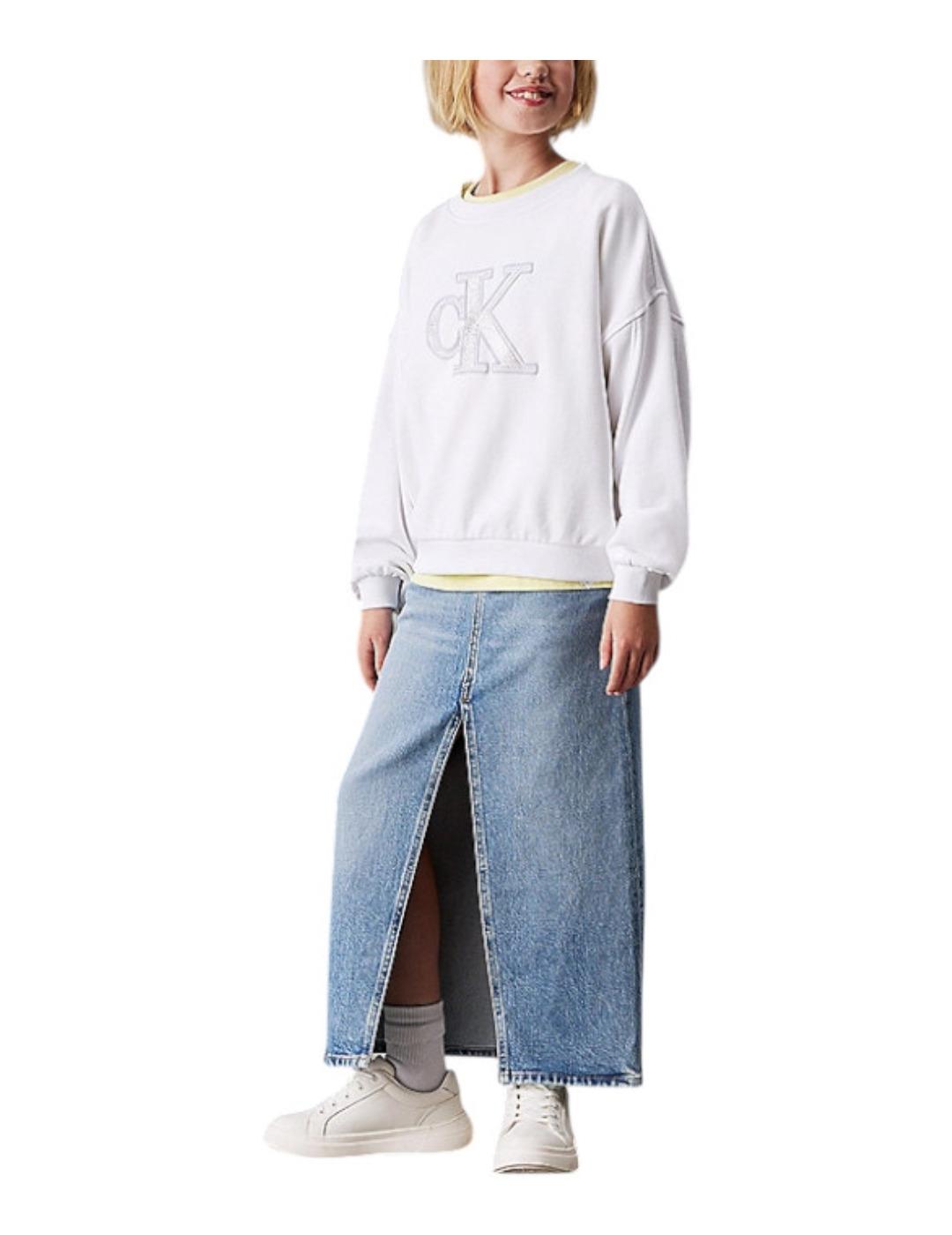 Sudadera Metalic Calvin Klein