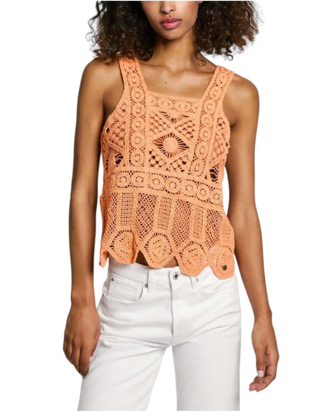 Top Olive Pepe Jeans