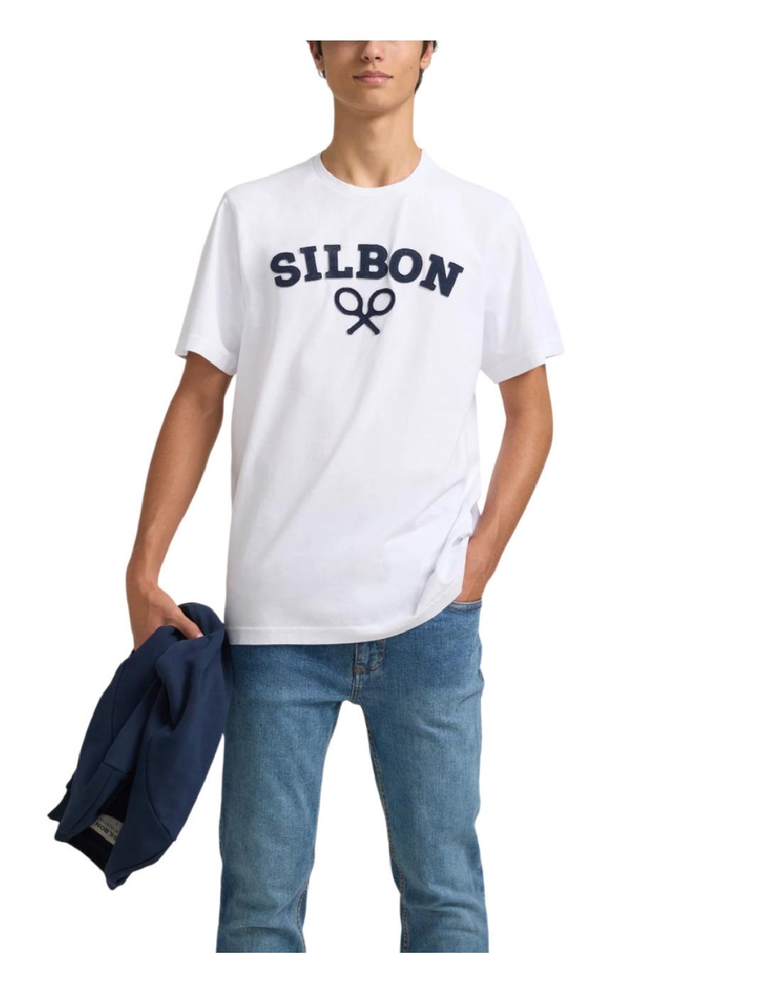 Camiseta Raqueta Celeste Silbon