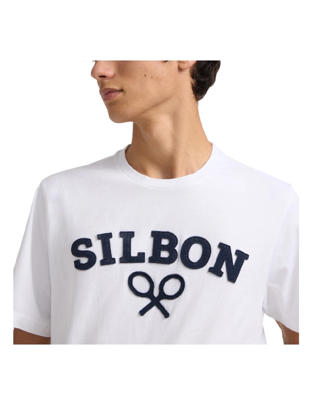 Camiseta Raqueta Celeste Silbon