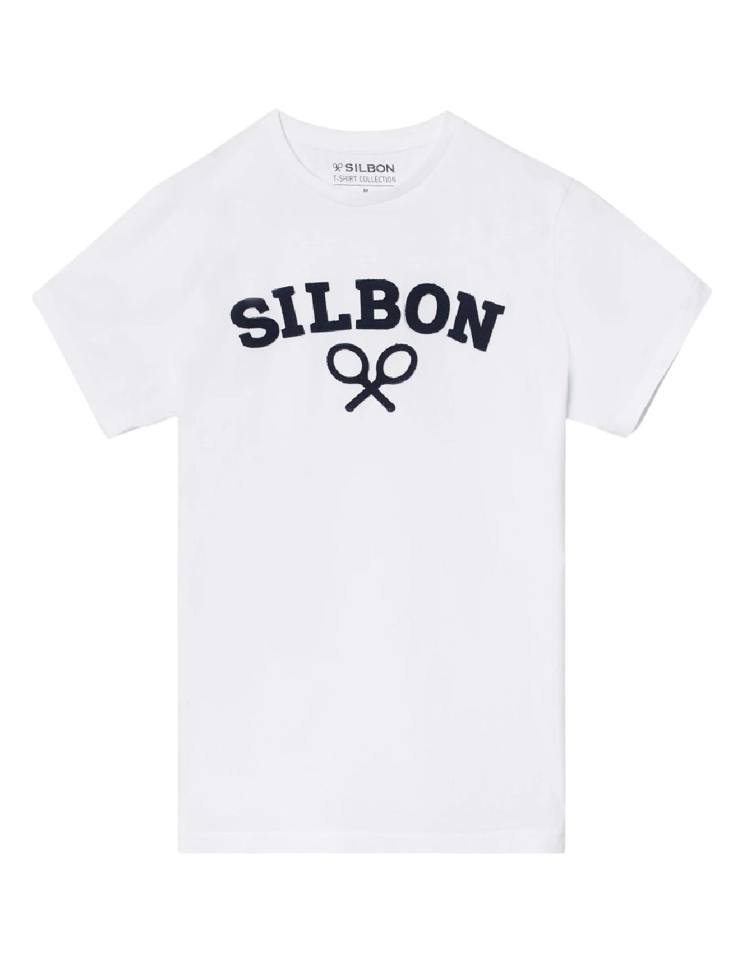 Camiseta Raqueta Celeste Silbon