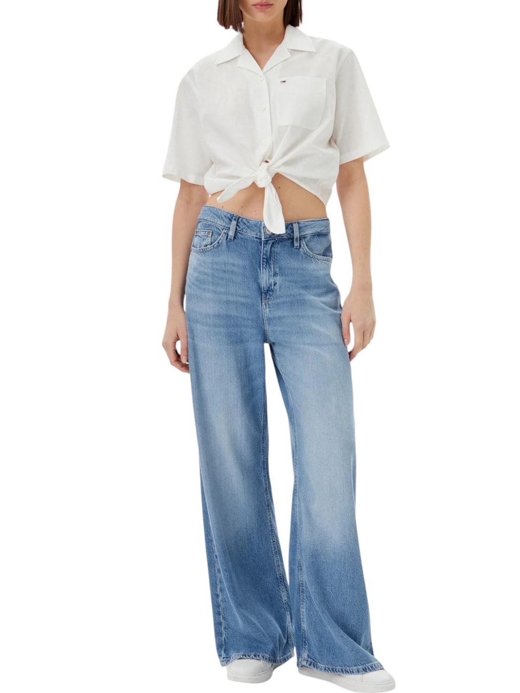 Camisa Linen Tommy Jeans