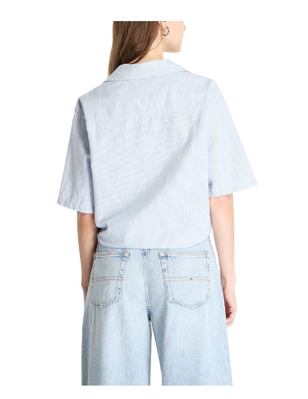 Camisa Linen Tommy Jeans