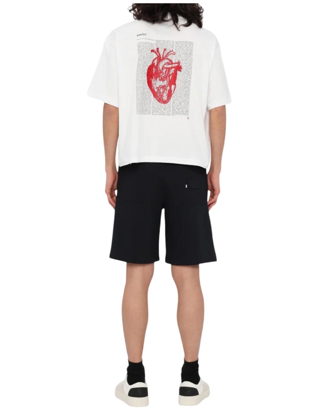 Camiseta Cuore Giornale Emporio Armani