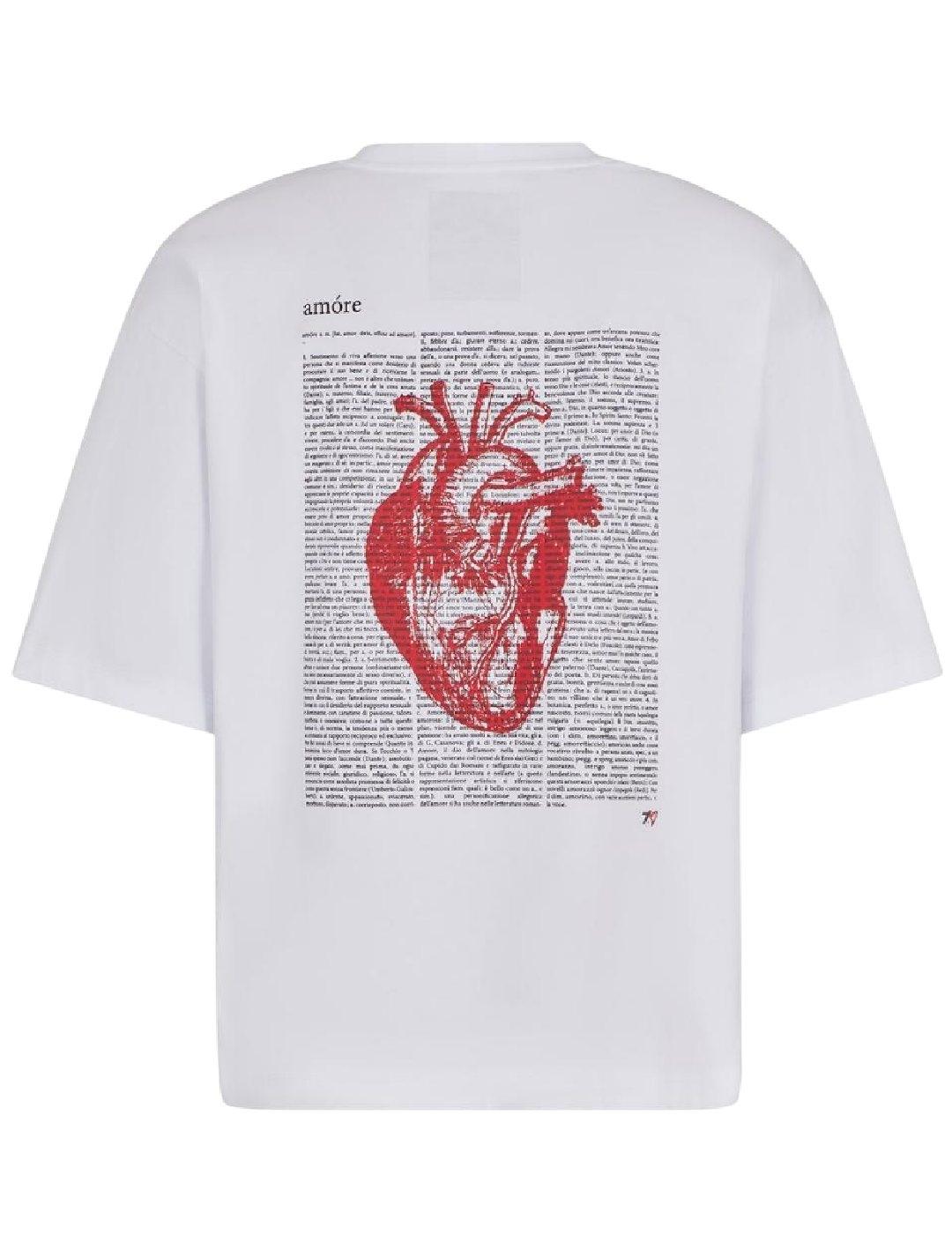Camiseta Cuore Giornale Emporio Armani