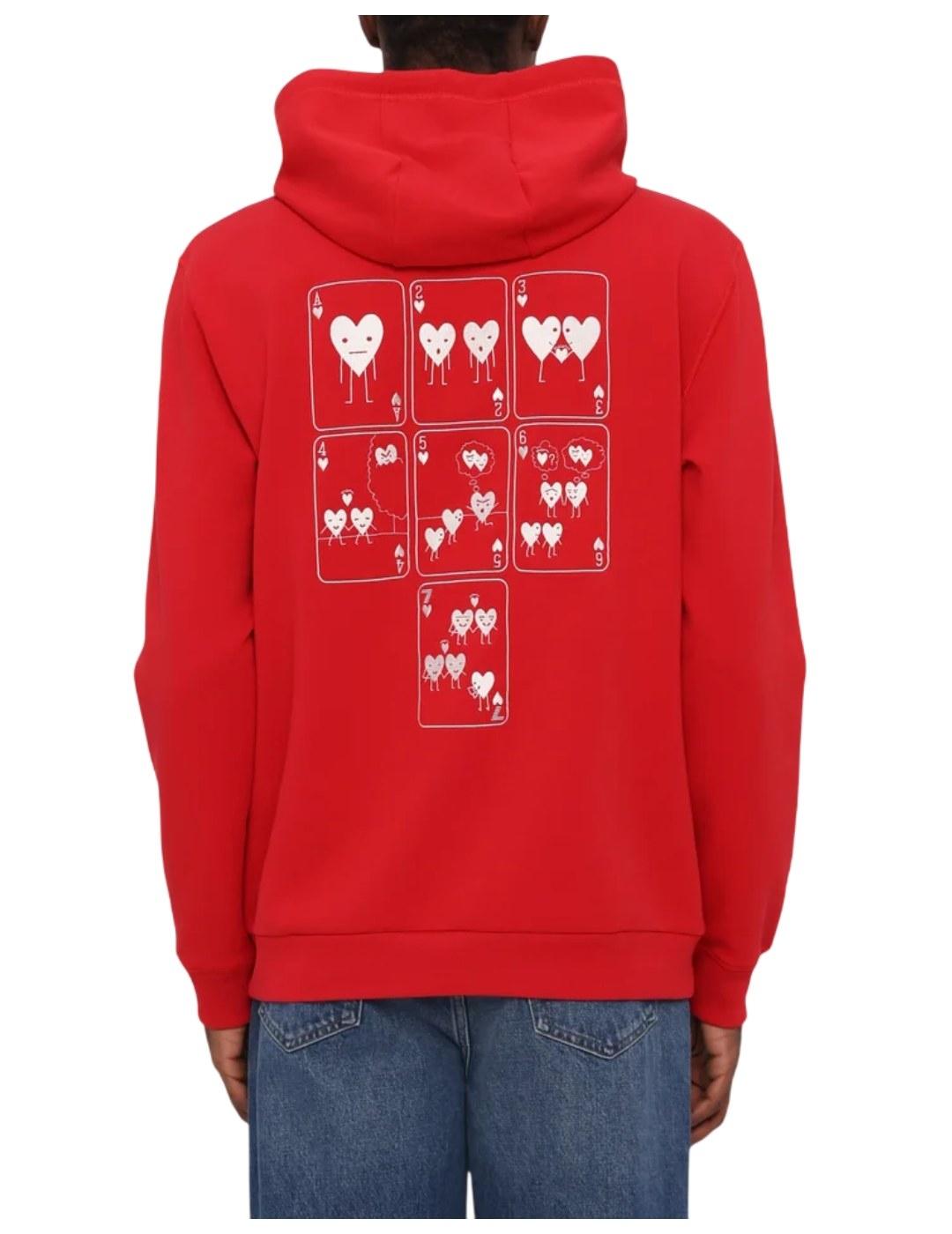 Sudadera Red Cuore Emporio Armani