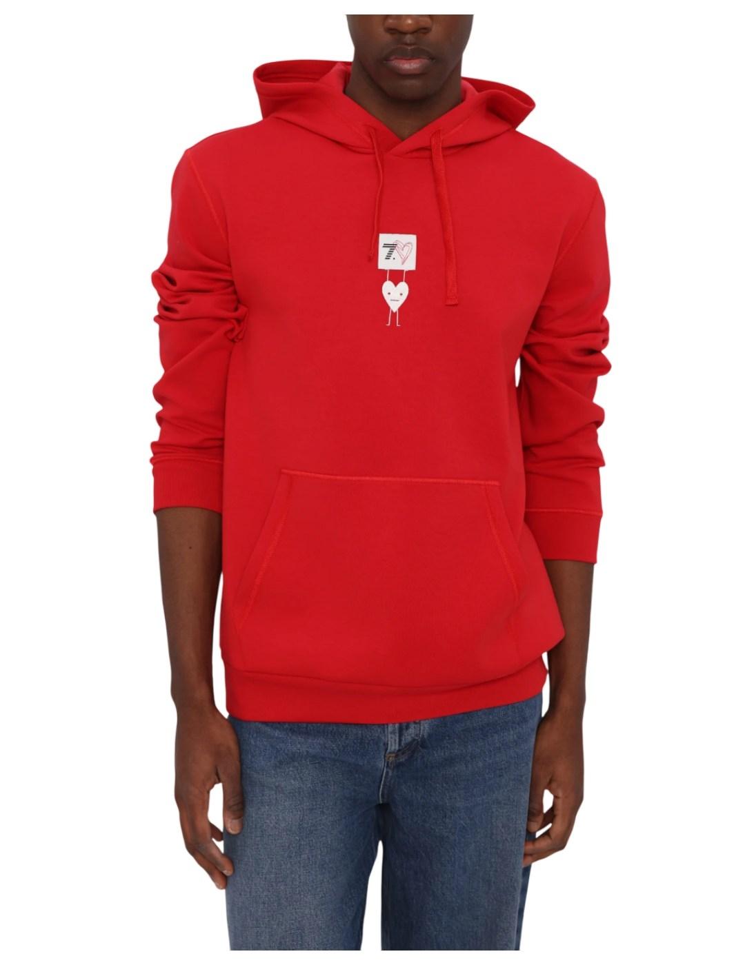 Sudadera Red Cuore Emporio Armani