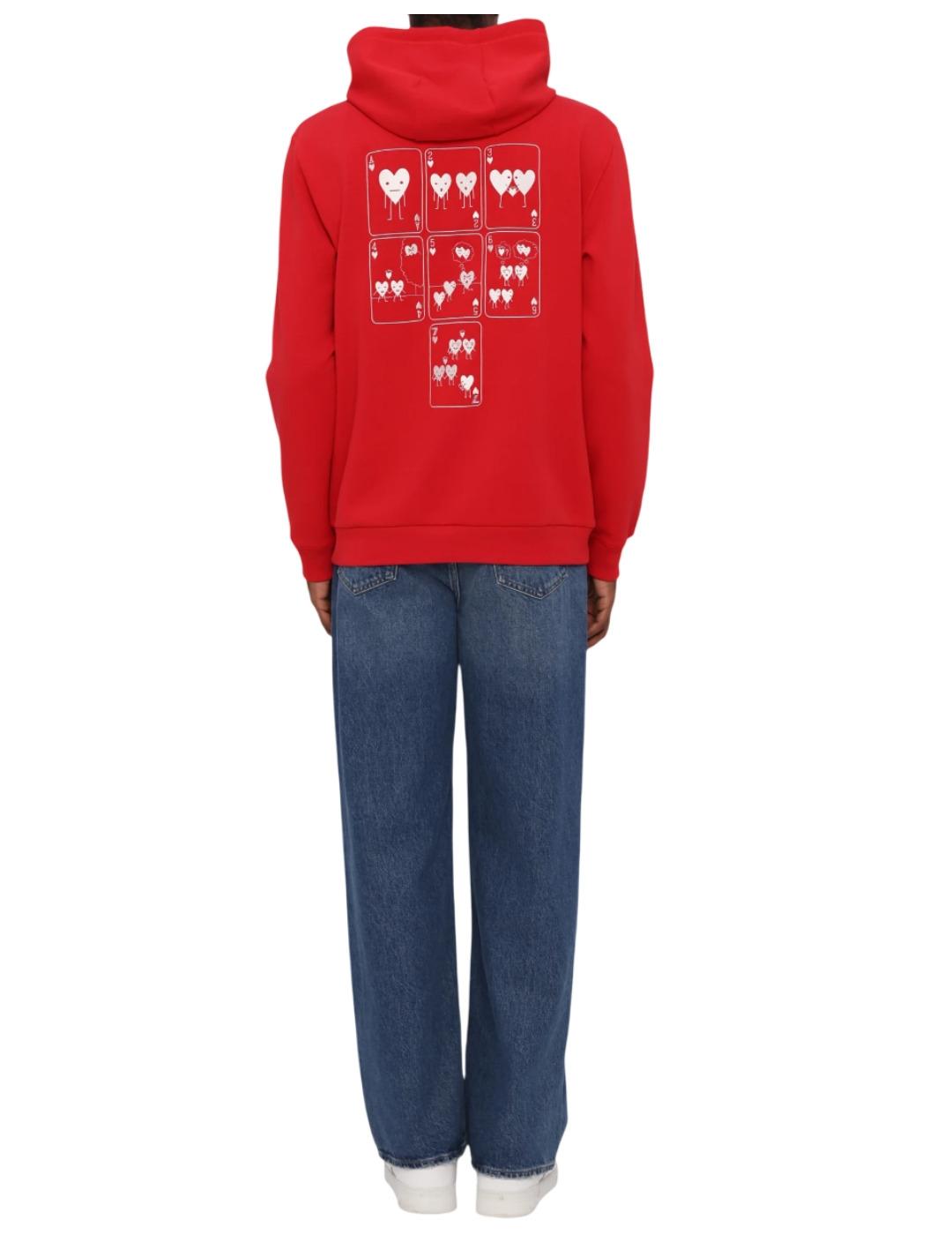 Sudadera Red Cuore Emporio Armani