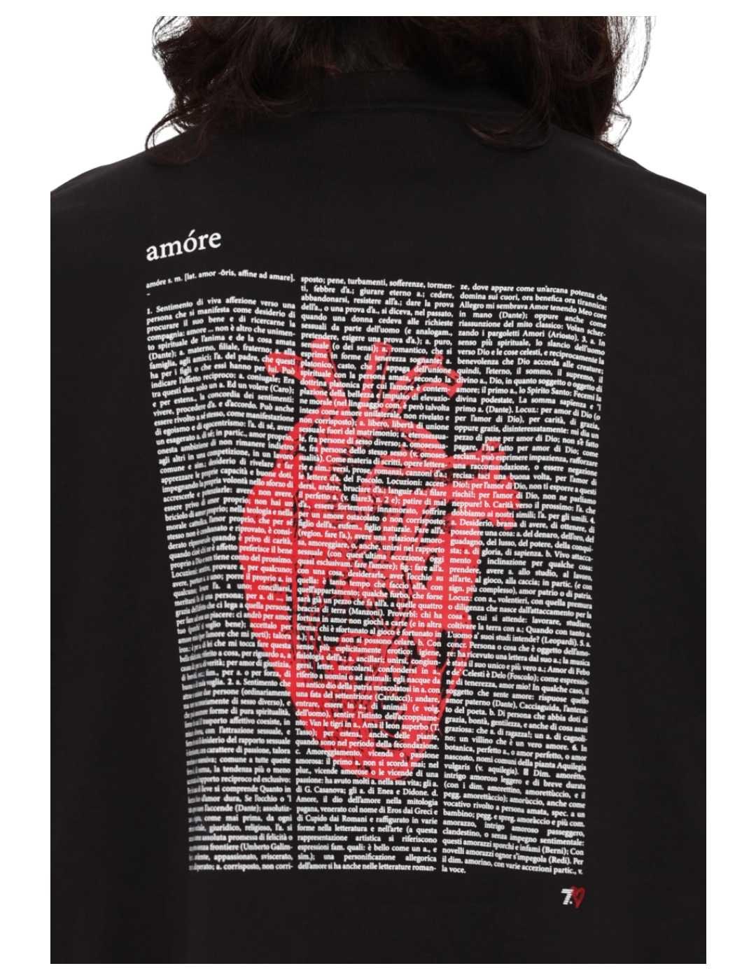 Camiseta Cuore Negra Emporio Armani