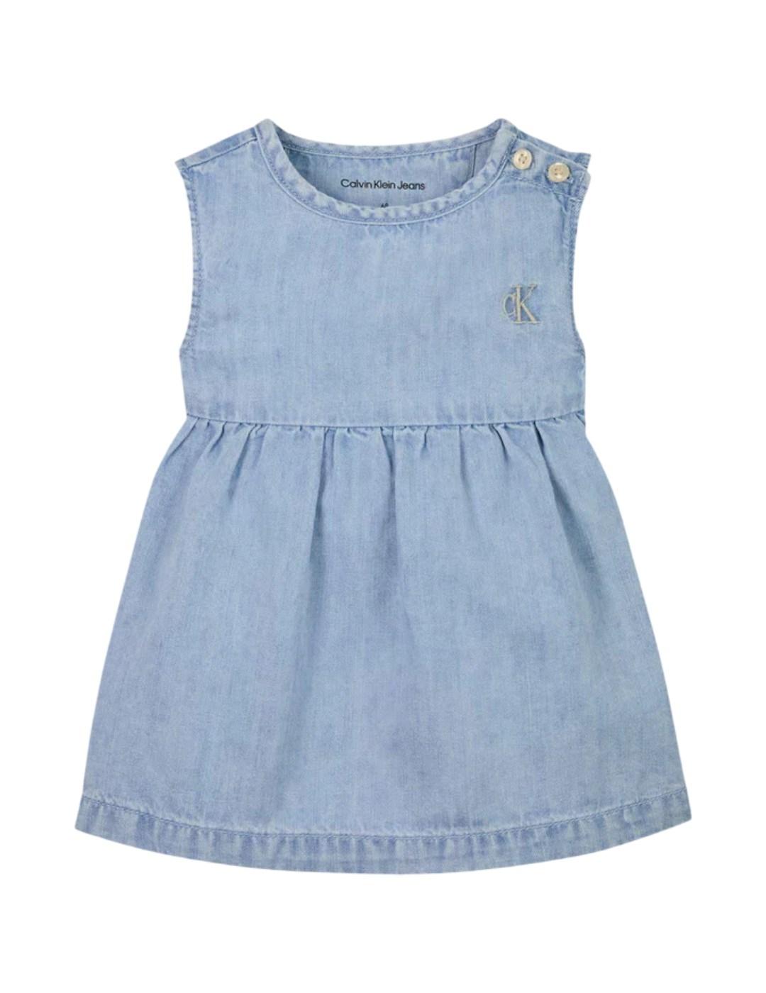 Vestido Denim Lv Calvin Klein