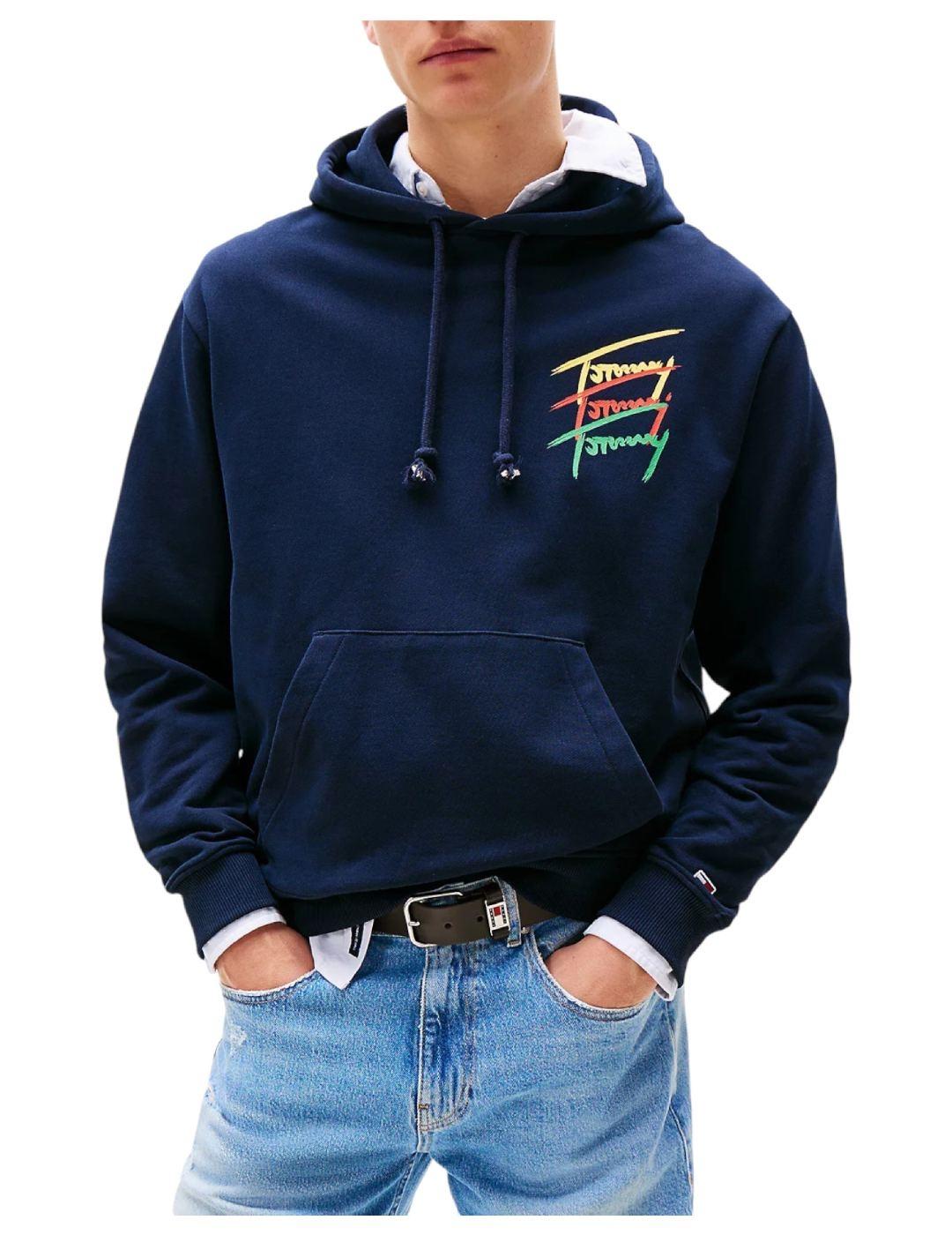 Sudadera tjm rlx 3 color signatue Tommy Jeans