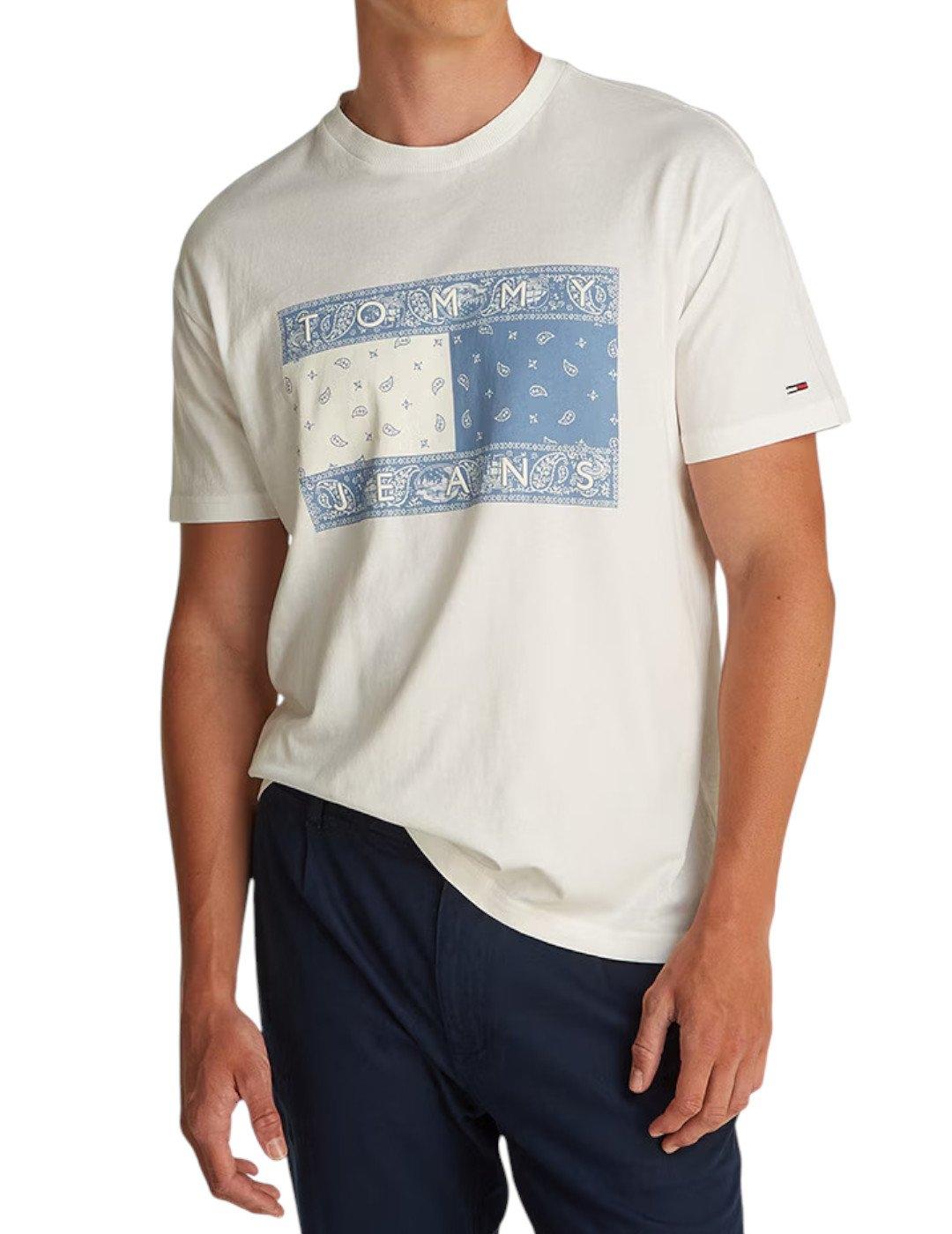 Camiseta Paisley Flag Tommy Jeans
