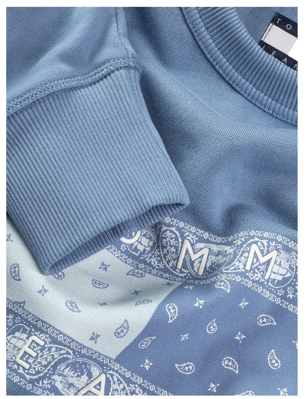 Sudadera Paisley Flag Crew Tommy Jeans