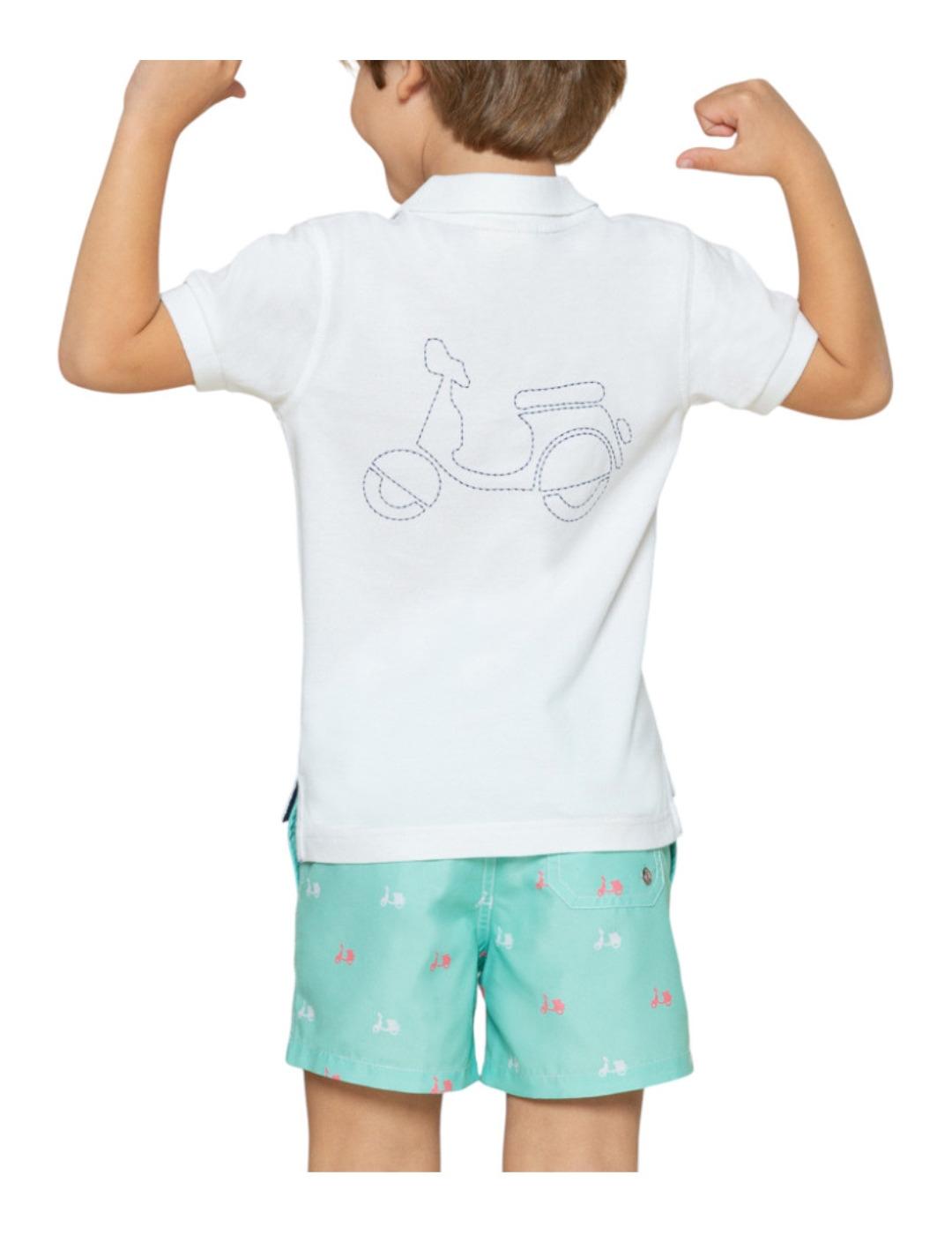 Polo Logo Moto Stitch Scotta