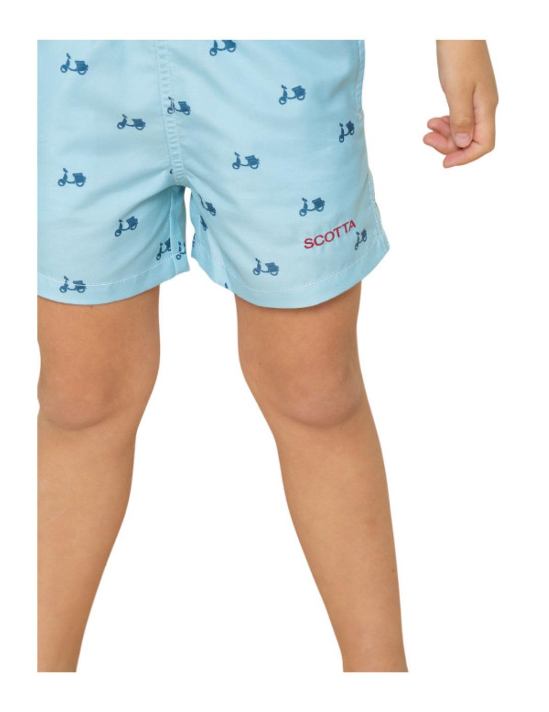 Bañador Logo Celeste Scotta