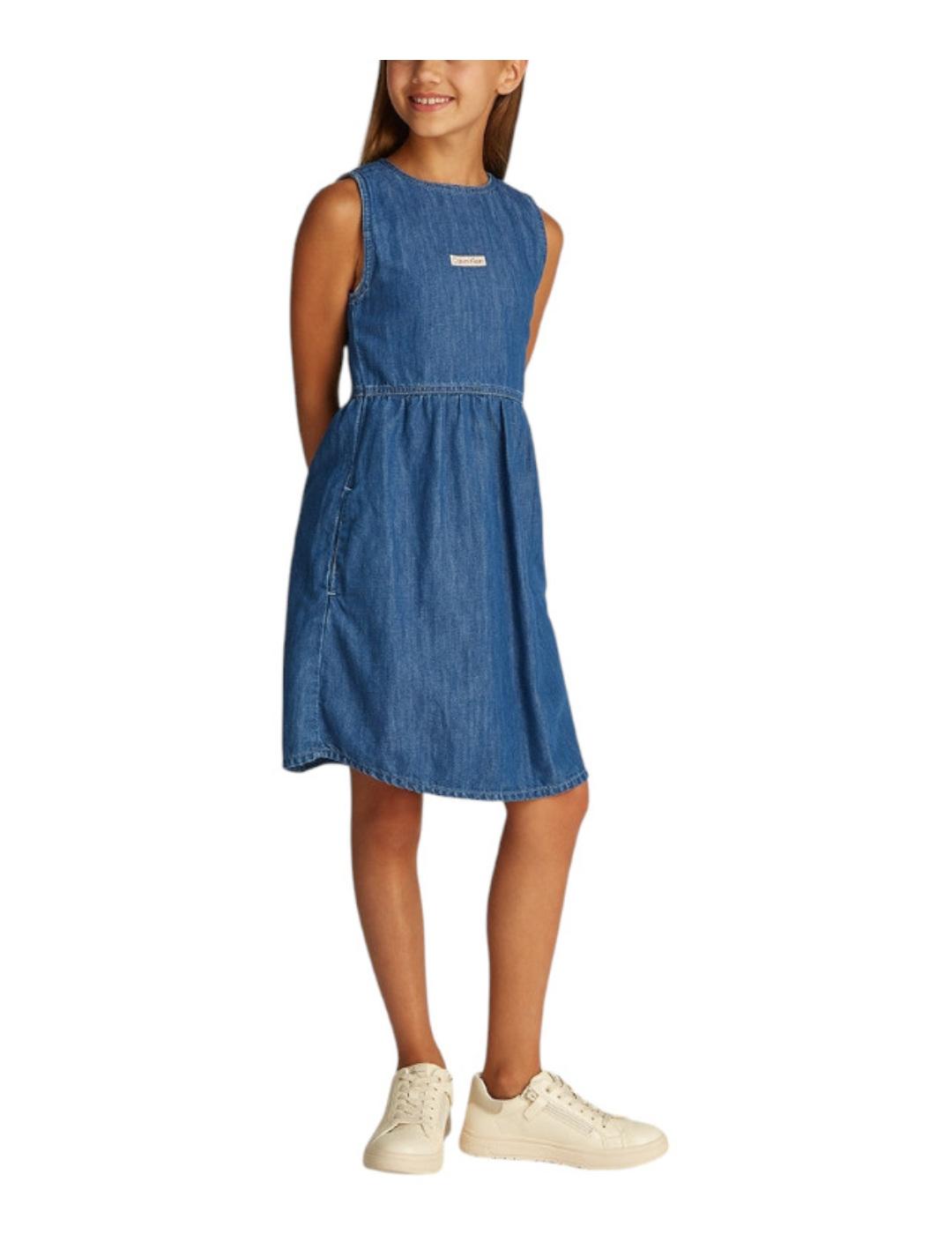 Vestido Denim Calvin Klein