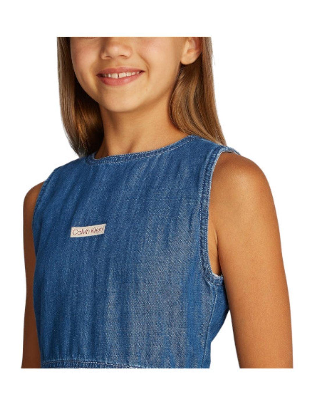 Vestido Denim Calvin Klein