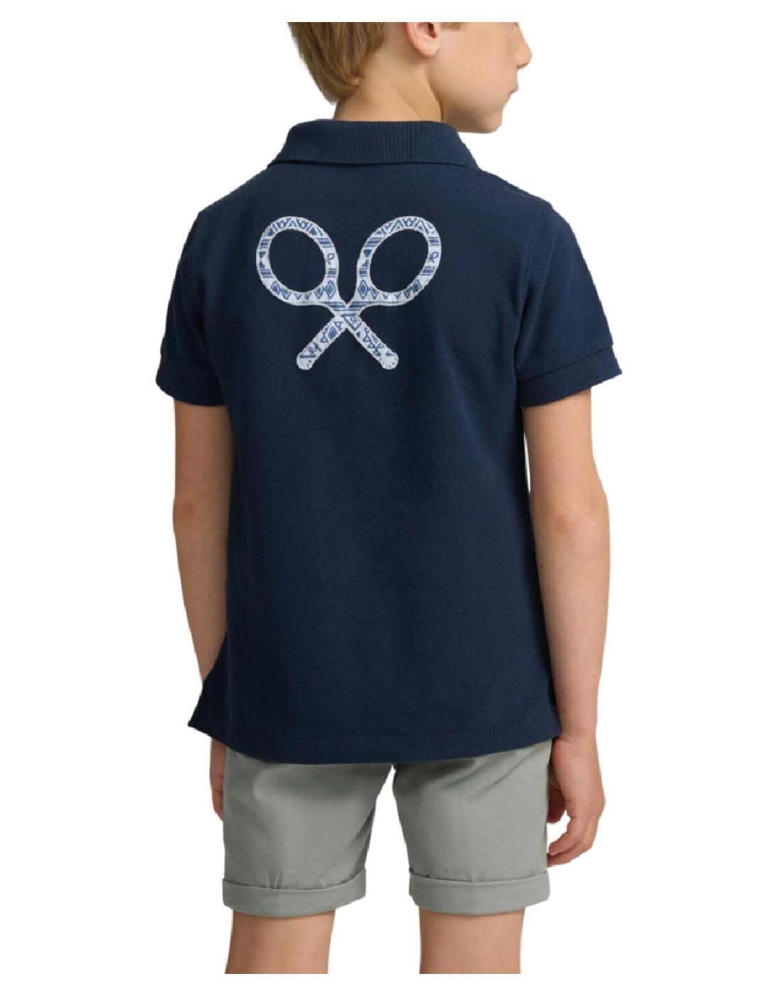 Polo Clásico Raqueta Étnica Silbon