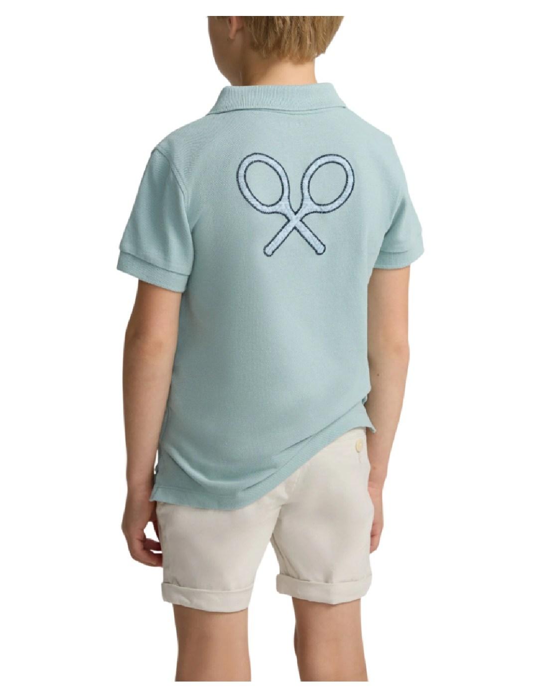 Polo Clásico Raqueta Étnica Silbon