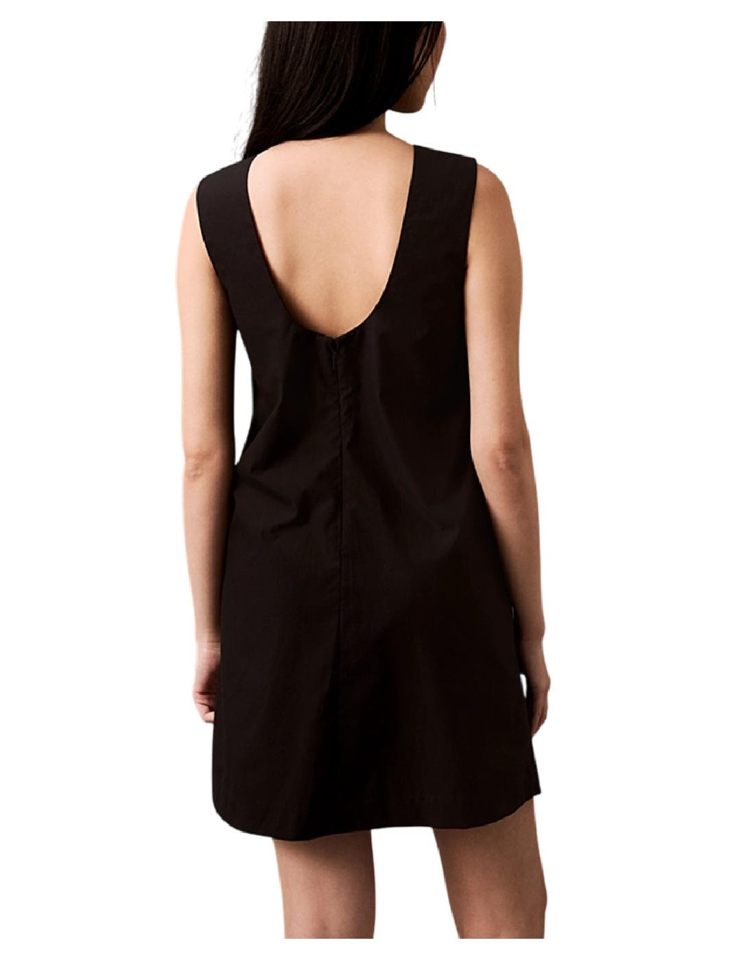 Vestido Poplin Sleeveless Calvin Klein