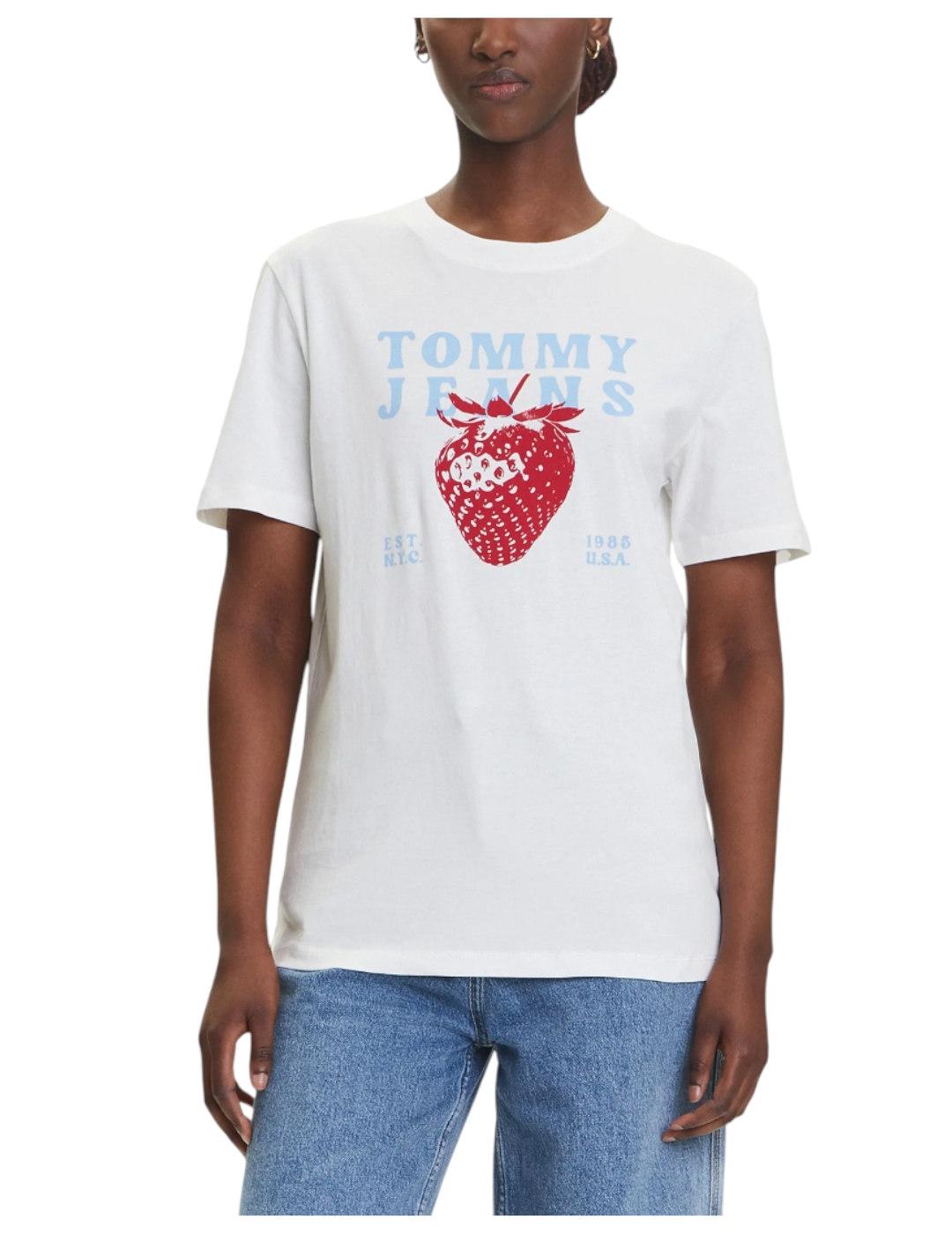 Camiseta Rlx Strawberry Tommy Jeans