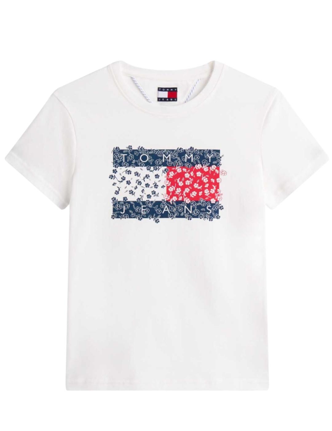 Camiseta Reg Floral Tommy Jeans