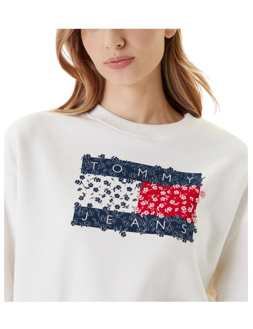 Sudadera Rlx Floral Tommy Jeans