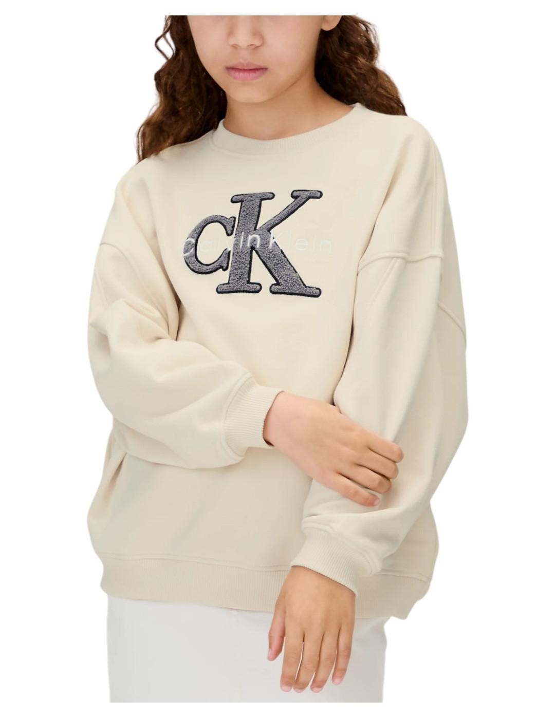 Sudadera Towling Calvin Klein