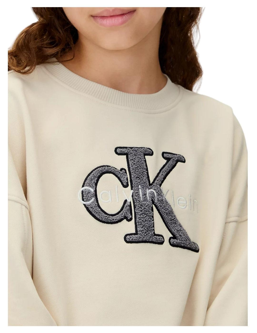 Sudadera Towling Calvin Klein