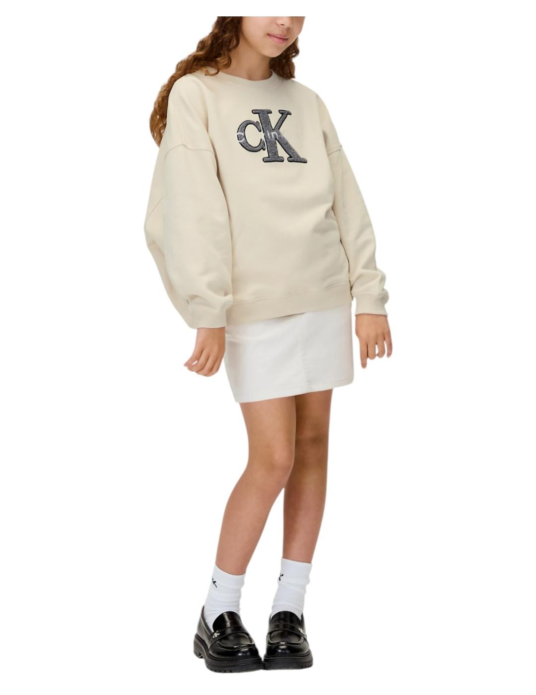 Sudadera Towling Calvin Klein