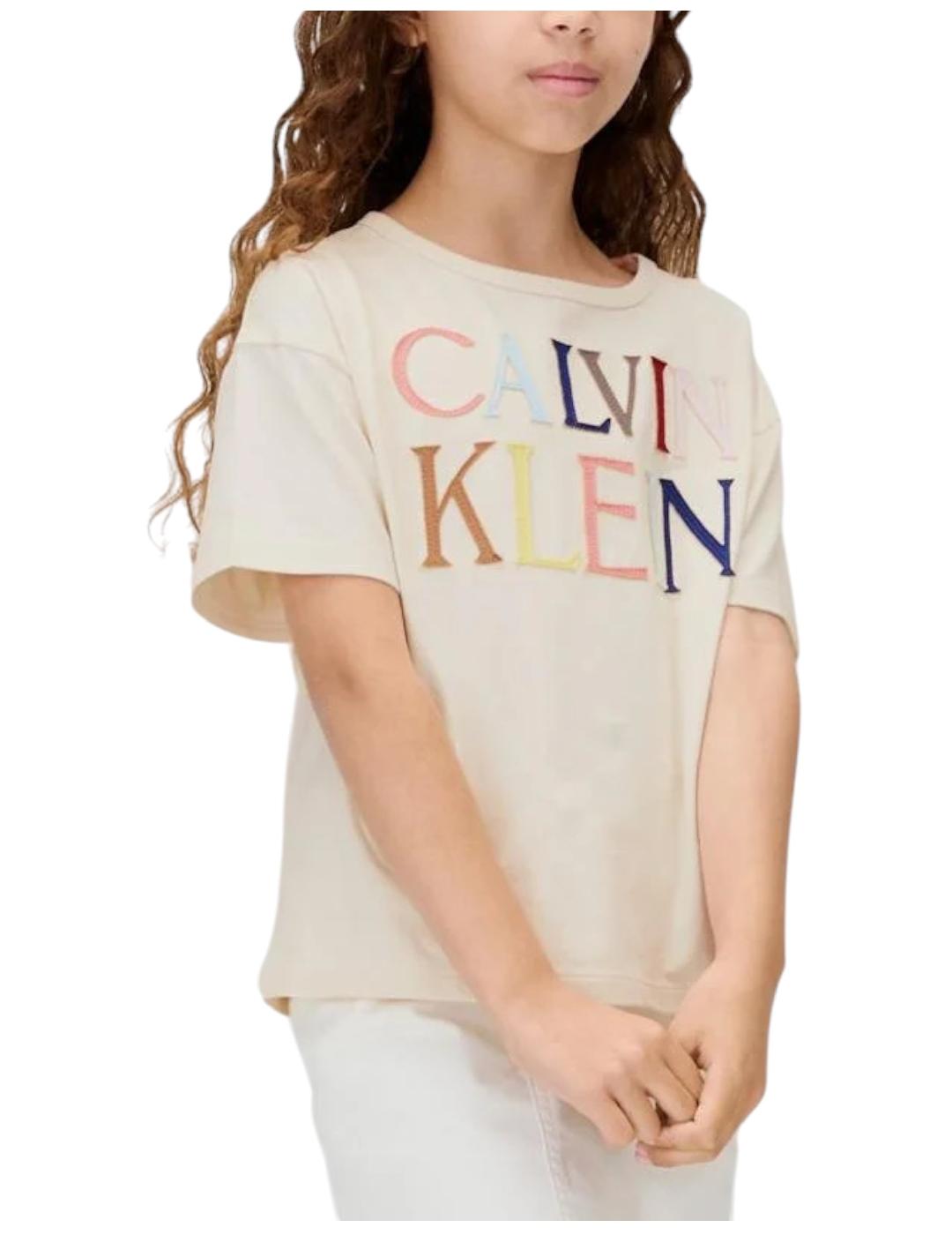 Camiseta Colored Logo Calvin Klein