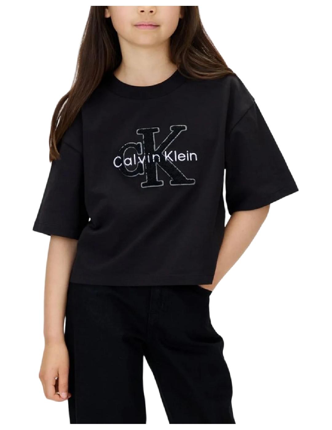 Camiseta Towling Monologo Calvin Klein