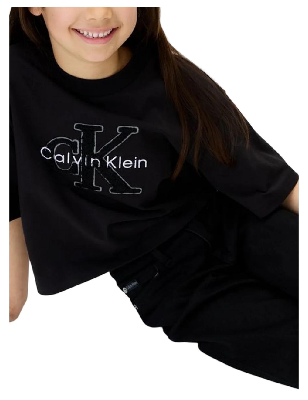 Camiseta Towling Monologo Calvin Klein