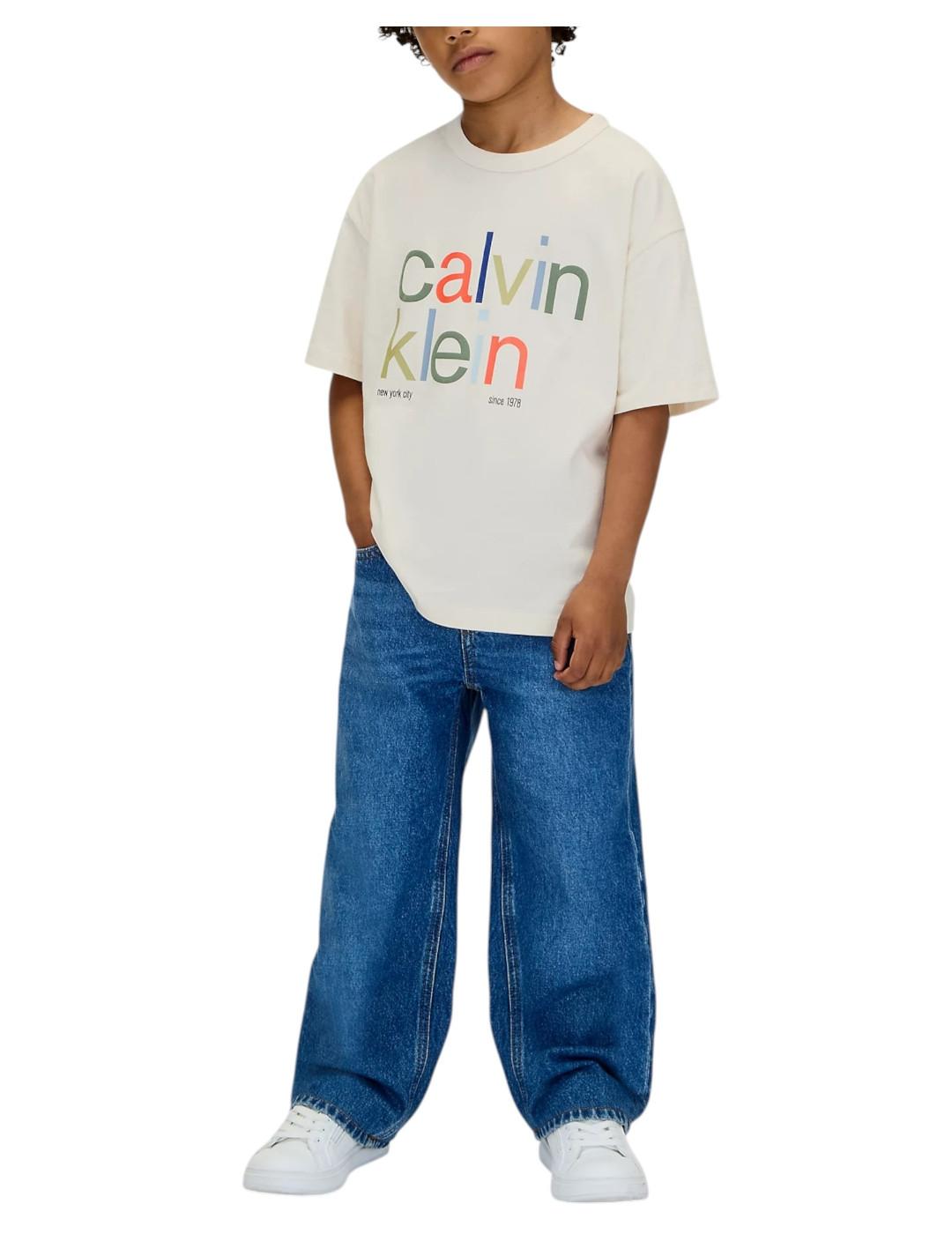 Camiseta Color Logo Calvin Klein