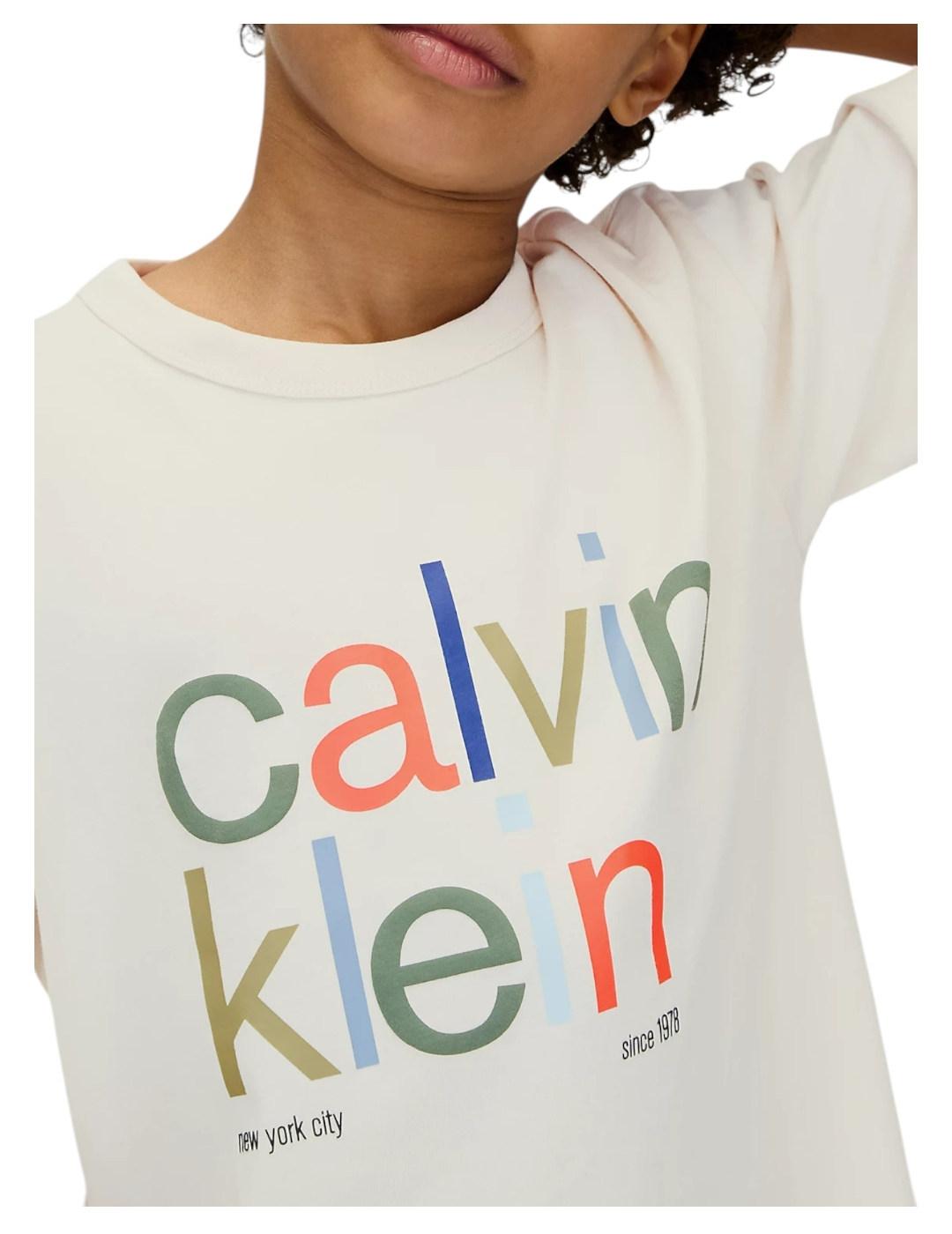 Camiseta Color Logo Calvin Klein