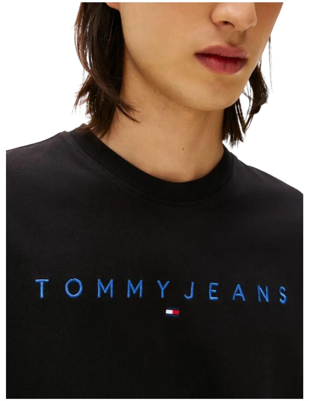 Camiseta Linear Logo Tommy Jeans
