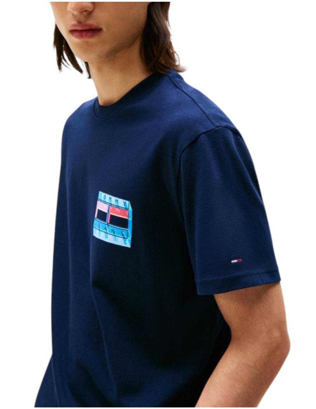 Camiseta Flag Play Tommy Jeans