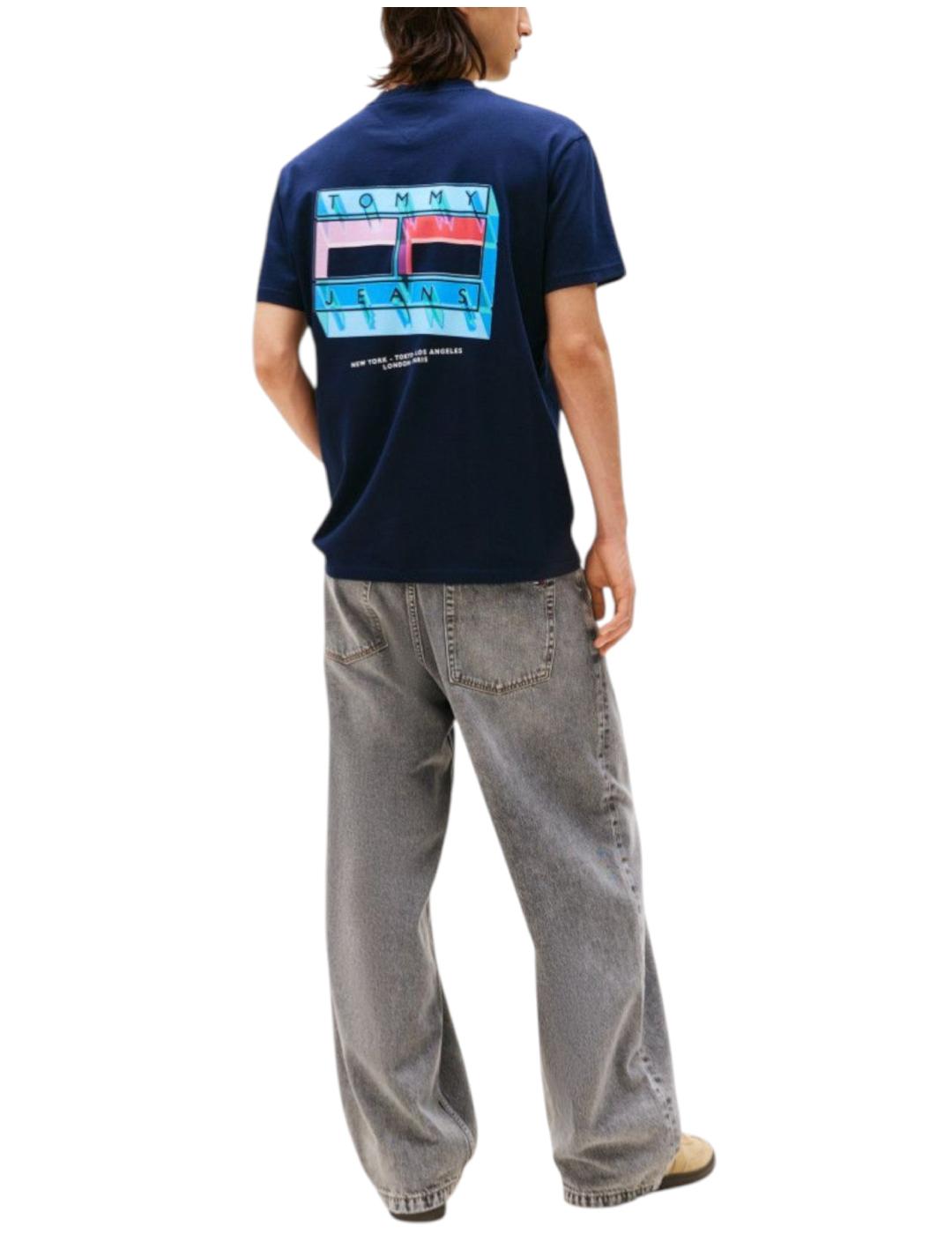 Camiseta Flag Play Tommy Jeans