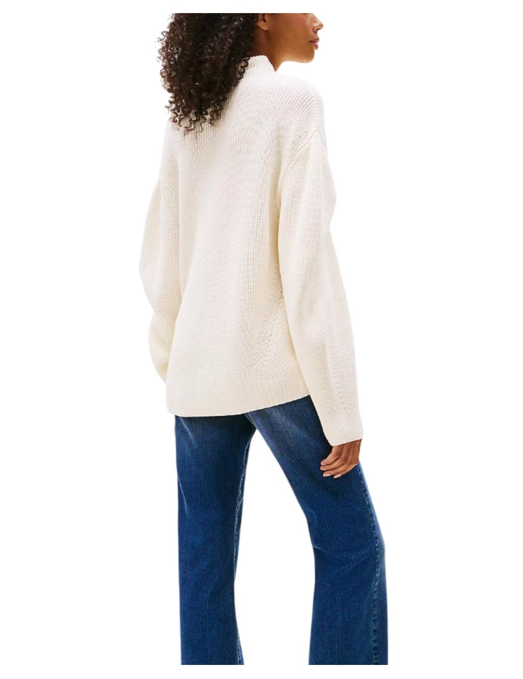 Jersey Mockneck Badge Tommy Jeans